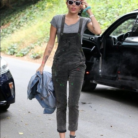 Free People Denim - Distressed Free People Overalls